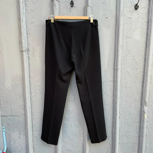 Moschino tailored slim black  crop pant, size 6 - Picture 2 of 9